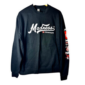 Independent Madness Company Skateboarding Graphic Crew Neck Sweatshirt Mens L